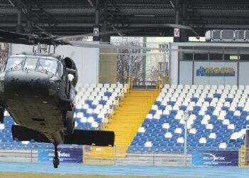 Mielec: Moc nad stadionem.