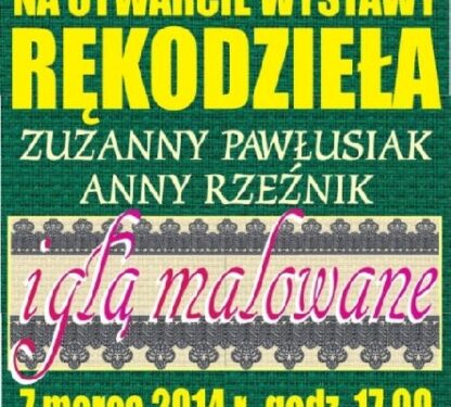 Chorzelów: Igłą malowane.