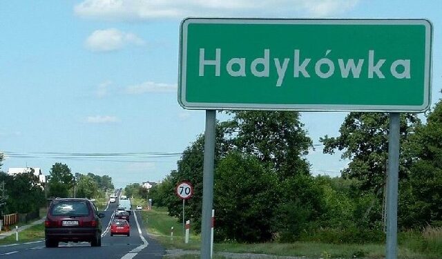 Hadykówka: Priorytet  poprawa bezpieczeństwa przy drodze.