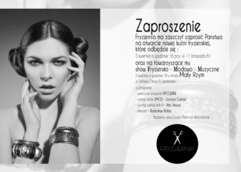 Sandomierz. Show – Fryzjersko – Modowo – Muzyczne. 5 kwietnia, godzina 18.00  w hotelu „Mały Rzym”.