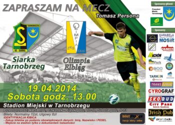 Tarnobrzeg. Mecz Siarka Tarnobrzeg – Olimpia Elbląg.