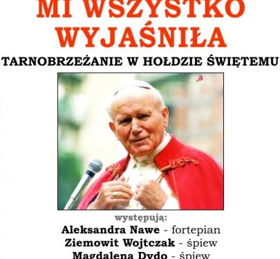 Tarnobrzeg. TDK zaprasza na koncert „Miłość mi wszystko wyjaśniła”
