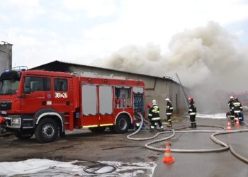 Tarnobrzeg: Groźny pożar w Machowie