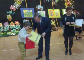 Mielec:  Wiosna malowana akwarelą