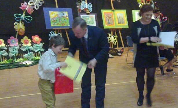 Mielec:  Wiosna malowana akwarelą