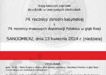 Sandomierz: Ku pamięci ofiar Katynia