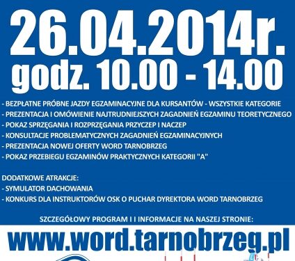 Tarnobrzeg. Dzień otwarty w Wojewódzkim Ośrodku Ruchu Drogowego.