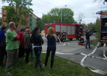 Tarnobrzeg. Ewakuowano uczestników Warsztatów Terapii Zajęciowej.