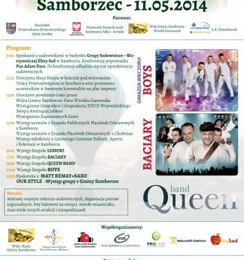 Samborzec: Wojewódzkie Święto Kwitnącej Jabłoni.