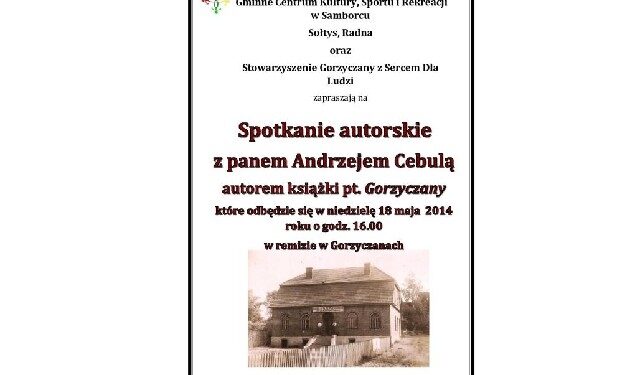 Gorzyczany: Samborzecka wieś doczekała się opracowania.