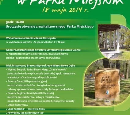 Nisko: Majówkę czas zacząć