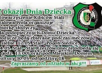 Stalowa Wola: Kibice zbierają słodycze dla dzieci