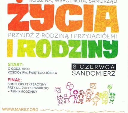 Marsz dla życia i rodziny w Sandomierzu