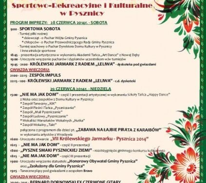 VII Królewski Jarmark w Pysznicy