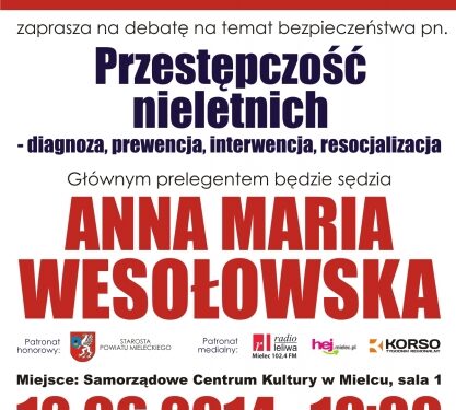 O przestępczości wśród nieletnich w Mielcu