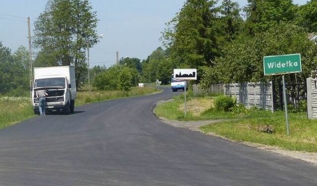 Nowa droga powiatowa w Widełce.