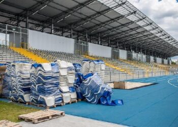 Mielec: Prace remontowe na stadionie