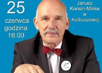 Janusz Korwin-Mikke w Kolbuszowej Górnej.