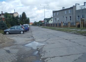 Tarnobrzeg. Remont ulicy Bolesława Śmiałego.
