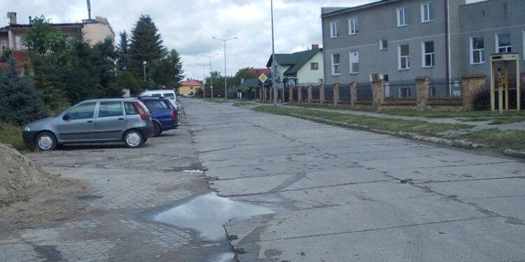 Tarnobrzeg. Remont ulicy Bolesława Śmiałego.