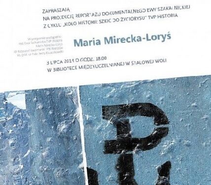 Stalowa Wola: Spotkanie z bohaterką reportażu.