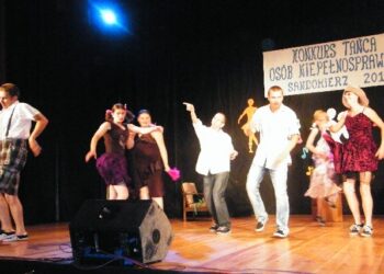Sandomierz: Niepełnosprawni zatańczyli.