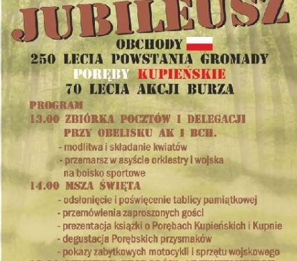 Huczne urodziny Porąb Kupieńskich.