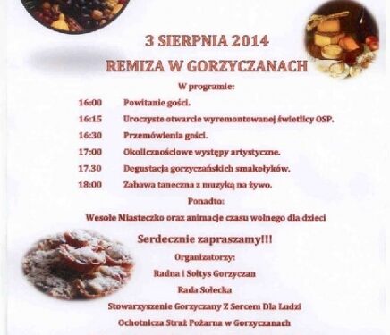 Gorzyczany: 'Kulinaria Gorzyczańskie'.