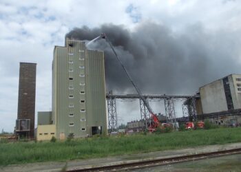 Tarnobrzeg. Pożar  w Machowie.