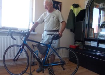 Nowa Dęba. Stefan Buś ma za sobą kolejną pielgrzymkę rowerową do Rzymu
