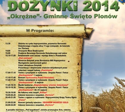 Koprzywnica. Dożynki 2014.