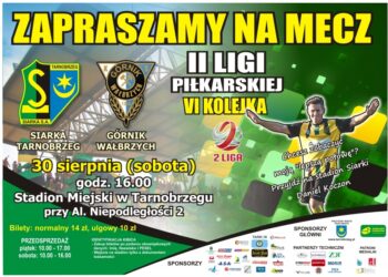 Tarnobrzeg. W najbliższą sobotę piłkarze Siarki Tarnobrzeg zmierzą się  na swoim stadionie z Górnikiem Wałbrzych.
