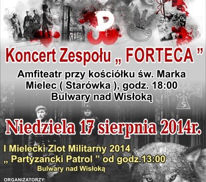 Mielec- koncert zespołu "FORTECA"