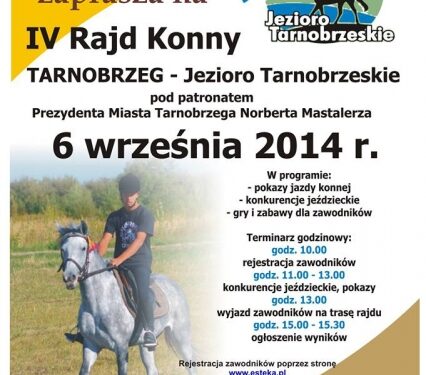 IV Rajd Konny Jezioro Tarnobrzeskie  6.09.2014