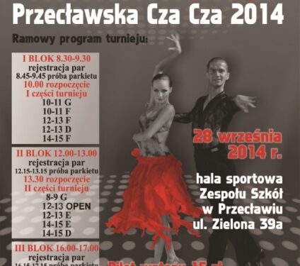 VIII Ogólnopolski Turniej Tańca Towarzyskiego – Przecławska Cza Cza 2014.
