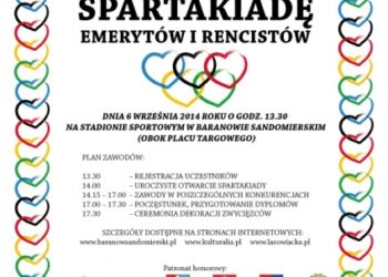 Baranów Sandomierski.  Spartakiada Emerytów i Rencistów.