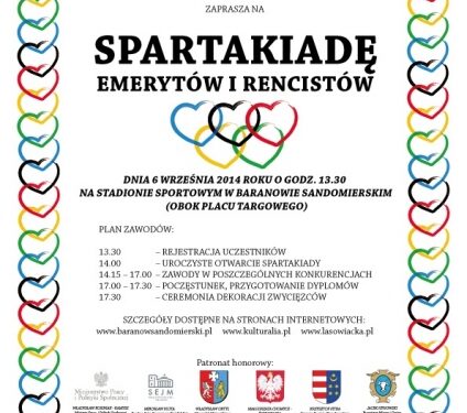 Baranów Sandomierski. Spartakiada Emerytów i Rencistów.