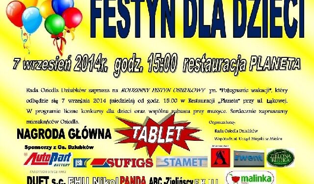 Mielec: Będzie rodzinnie i z nagrodami.