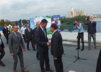 Mielec-Połaniec: Marszałkowie już na moście.