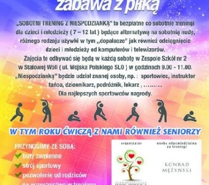 Stalowa Wola: Sobotni Trening z Niespodzianką również dla seniorów