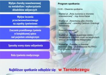 Tarnobrzeg. Spotkanie dotyczące roli żywienia w chorobie nowotworowej.