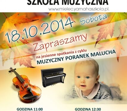 Mielec: Muzyczny Poranek Malucha w Szkole Yamaha.