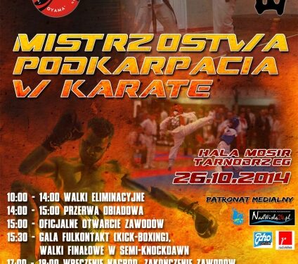 Tarnobrzeg.  Mistrzostwa Podkarpacia w Oyama Karate.