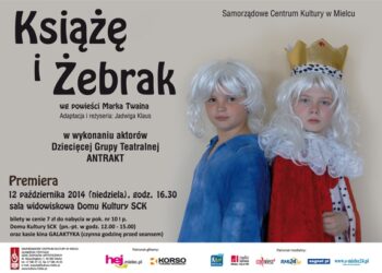 Mielec: Premiera spektaklu "Książę i Żebrak"