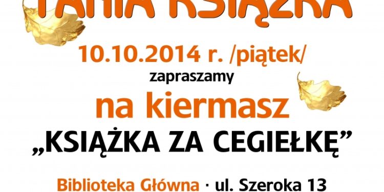 Tarnobrzeg. Kiermasz „Książka za cegiełkę”.