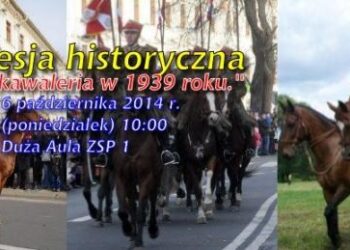 Stalowa Wola: Sesja historyczna z kawalerią w tle.