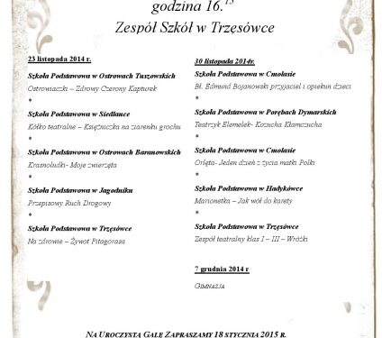 13 Festiwal Teatrów w Trzęsówce