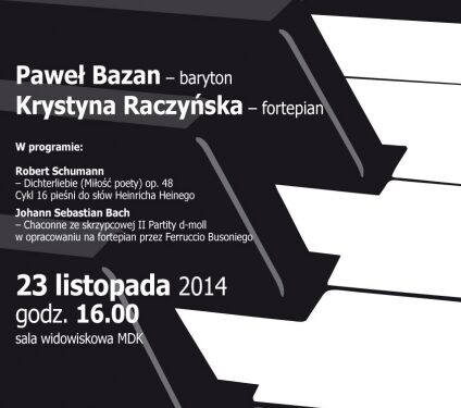 Stalowa Wola: Listopadowy 'Podwieczorek przy fortepianie'.