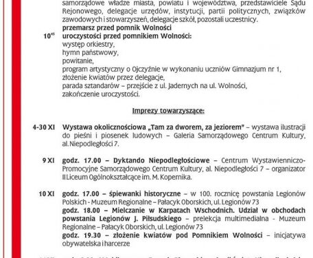 Obchody Święta Niepodległości w Mielcu