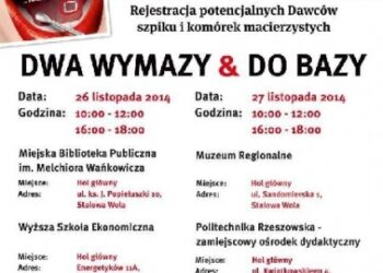 Stalowa Wola: Zostań dawcą, zrób chorym prezent.